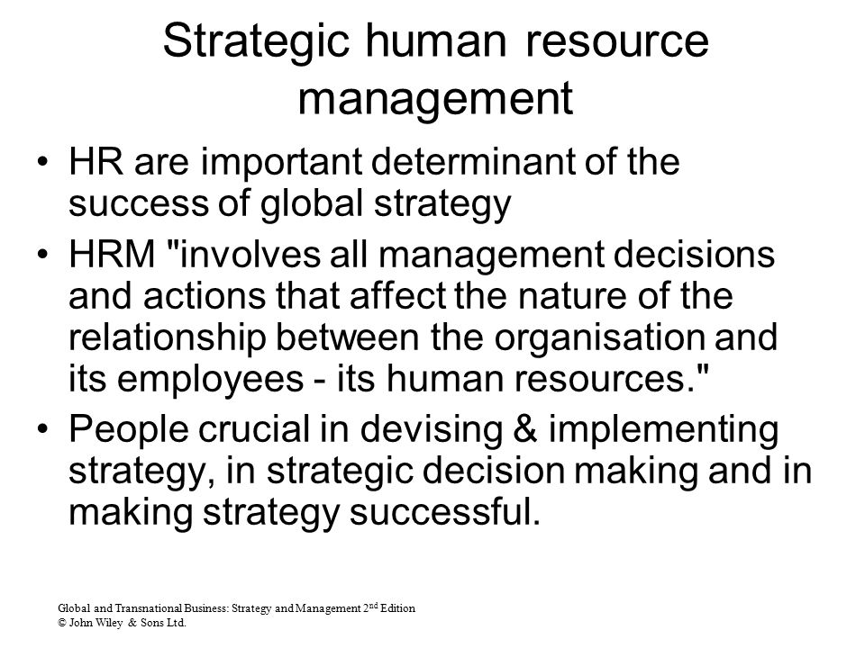 How Is Human Resource Planning Integrated With Strategic Planning?